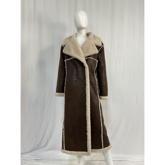 Simon Miller 'Jetz' Brown Polyester Coat Size XS - Picture 2 of 5